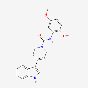 N-(2,5-dimethoxyphenyl)-4-(1H-indol-3-yl)-1,2,3,6-tetrahydropyridine-1-carboxamide