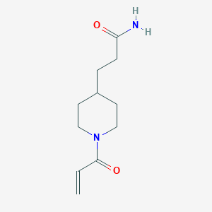 3-(1-Prop-2-enoylpiperidin-4-yl)propanamide