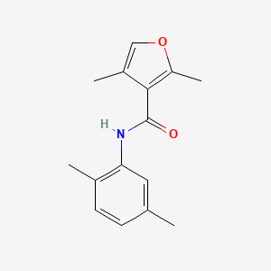 molecular formula C15H17NO2 B2430205 N-(2,5-dimethylphenyl)-2,4-dimethylfuran-3-carboxamide CAS No. 54110-61-1