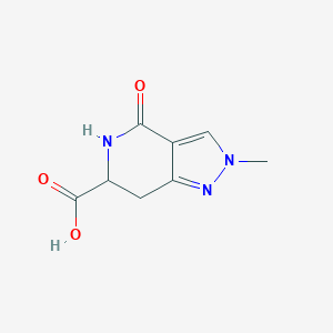 2-Methyl-4-oxo-6,7-dihydro-5H-pyrazolo[4,3-c]pyridine-6-carboxylic acid