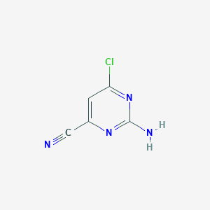 2-Amino-6-chloropyrimidine-4-carbonitrile