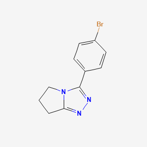 3-(4-bromophenyl)-6,7-dihydro-5H-pyrrolo[2,1-c][1,2,4]triazole