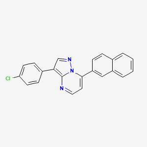 3-(4-Chlorophenyl)-7-(2-naphthyl)pyrazolo[1,5-a]pyrimidine