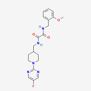 N1-((1-(5-fluoropyrimidin-2-yl)piperidin-4-yl)methyl)-N2-(2-methoxybenzyl)oxalamide