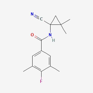 N-(1-Cyano-2,2-dimethylcyclopropyl)-4-fluoro-3,5-dimethylbenzamide