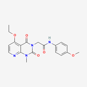 2-(5-ethoxy-1-methyl-2,4-dioxo-1,2-dihydropyrido[2,3-d]pyrimidin-3(4H)-yl)-N-(4-methoxyphenyl)acetamide