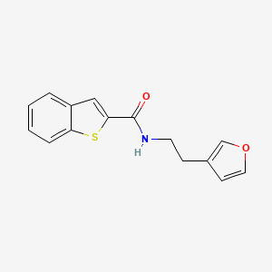 N-(2-(furan-3-yl)ethyl)benzo[b]thiophene-2-carboxamide