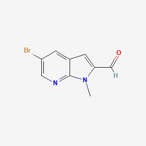 5-Bromo-1-methylpyrrolo[2,3-b]pyridine-2-carbaldehyde