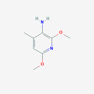 molecular formula C8H12N2O2 B2430491 2,6-Dimethoxy-4-methylpyridin-3-amine CAS No. 479481-40-8