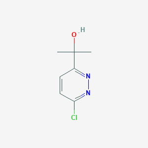 molecular formula C7H9ClN2O B2430492 2-(6-Chloropyridazin-3-yl)propan-2-ol CAS No. 1093881-08-3