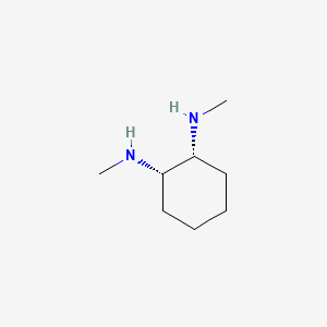 molecular formula C8H18N2 B2430545 (1S,2R)-1-N,2-N-dimethylcyclohexane-1,2-diamine CAS No. 67579-81-1; 75599-23-4