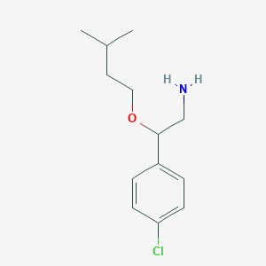 2-(4-Chlorophenyl)-2-(isopentyloxy)ethanamine
