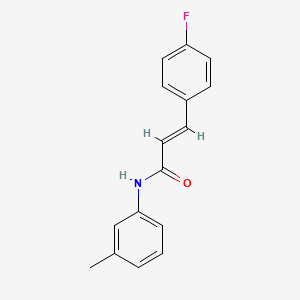 (2E)-3-(4-fluorophenyl)-N-(3-methylphenyl)prop-2-enamide