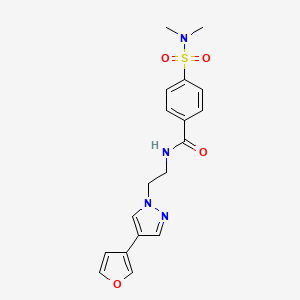 4-(N,N-dimethylsulfamoyl)-N-(2-(4-(furan-3-yl)-1H-pyrazol-1-yl)ethyl)benzamide