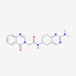 molecular formula C20H22N6O2 B2430845 N-[2-(dimethylamino)-5,6,7,8-tetrahydroquinazolin-6-yl]-2-(4-oxo-3,4-dihydroquinazolin-3-yl)acetamide CAS No. 2097930-10-2