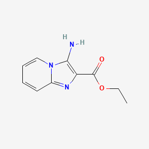 molecular formula C10H11N3O2 B2430881 Ethyl 3-aminoimidazo[1,2-a]pyridine-2-carboxylate CAS No. 76157-13-6