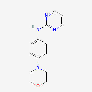 molecular formula C14H16N4O B2431108 N-[4-(morpholin-4-yl)phenyl]pyrimidin-2-amine CAS No. 1061492-54-3