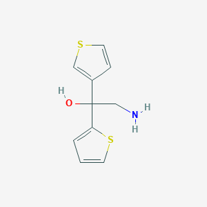 2-Amino-1-thiophen-2-yl-1-thiophen-3-ylethanol