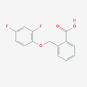 2-[(2,4-Difluorophenoxy)methyl]benzoic acid