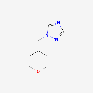 molecular formula C8H13N3O B2431324 1-[(oxan-4-yl)methyl]-1H-1,2,4-triazole CAS No. 1340165-32-3