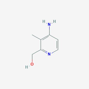 molecular formula C7H10N2O B2431340 (4-Amino-3-methylpyridin-2-yl)methanol CAS No. 1314911-22-2