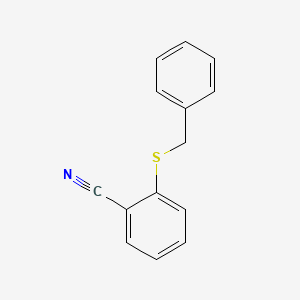 molecular formula C14H11NS B2431343 2-(Benzylthio)benzonitrile CAS No. 63216-04-6