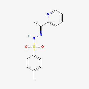 molecular formula C14H15N3O2S B2431369 2-Acetylpyridine p-toluensulfonylhydrazone CAS No. 121034-60-4