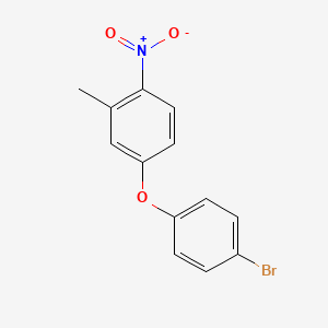 molecular formula C13H10BrNO3 B2431442 4-(4-Bromophenoxy)-2-methyl-1-nitrobenzene CAS No. 163258-52-4