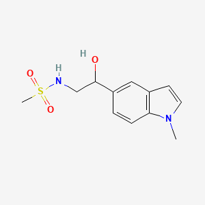 molecular formula C12H16N2O3S B2431457 N-(2-hydroxy-2-(1-methyl-1H-indol-5-yl)ethyl)methanesulfonamide CAS No. 2097892-31-2
