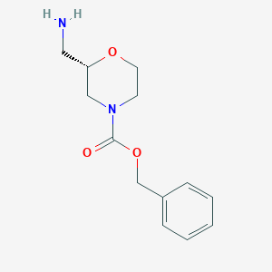 (S)-Benzyl 2-(aminomethyl)morpholine-4-carboxylate