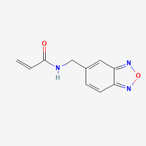 N-(2,1,3-Benzoxadiazol-5-ylmethyl)prop-2-enamide