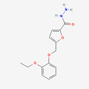 5-((2-Ethoxyphenoxy)methyl)furan-2-carbohydrazide