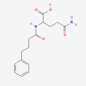 molecular formula C15H20N2O4 B2431592 4-Phenylbutyrylglutamine CAS No. 491851-62-8