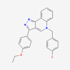 3-(4-ethoxyphenyl)-5-(4-fluorobenzyl)-5H-pyrazolo[4,3-c]quinoline