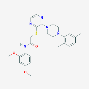 N-(3-chlorophenyl)-3-[2-(diethylamino)-4-oxothieno[3,2-d]pyrimidin-3(4H)-yl]propanamide