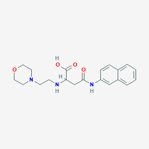 2-((2-Morpholinoethyl)amino)-4-(naphthalen-2-ylamino)-4-oxobutanoic acid