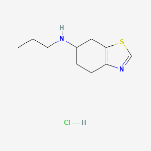 molecular formula C10H17ClN2S B2431674 N-propyl-4,5,6,7-tetrahydrobenzo[d]thiazol-6-amine Hydrochloride CAS No. 1415559-98-6