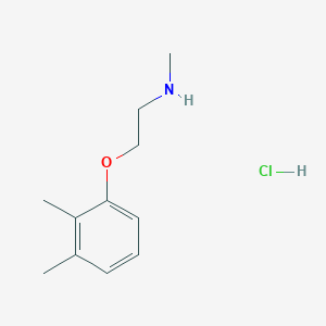 molecular formula C11H18ClNO B2431744 N-[2-(2,3-Dimethylphenoxy)ethyl]-N-methylamine hydrochloride CAS No. 199453-93-5