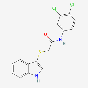 molecular formula C16H12Cl2N2OS B2431872 RSV-IN-3 