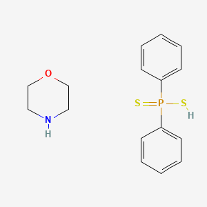 molecular formula C16H20NOPS2 B2431927 Morpholine diphenylphosphinodithioate CAS No. 19855-99-3