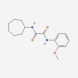 molecular formula C16H22N2O3 B2432056 N-cycloheptyl-N'-(2-methoxyphenyl)oxamide CAS No. 432519-31-8