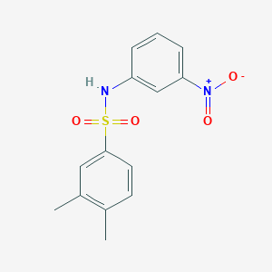 B2432258 3,4-dimethyl-N-(3-nitrophenyl)benzenesulfonamide CAS No. 71796-09-3