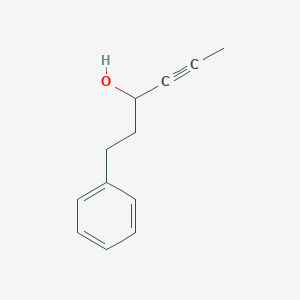 molecular formula C12H14O B024323 1-Phenyl-4-hexyn-3-OL CAS No. 184577-40-0