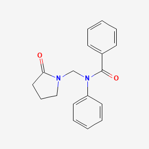 N-((2-oxopyrrolidin-1-yl)methyl)-N-phenylbenzamide