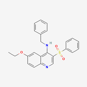 3-(benzenesulfonyl)-N-benzyl-6-ethoxyquinolin-4-amine