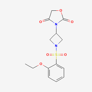 3-(1-((2-Ethoxyphenyl)sulfonyl)azetidin-3-yl)oxazolidine-2,4-dione