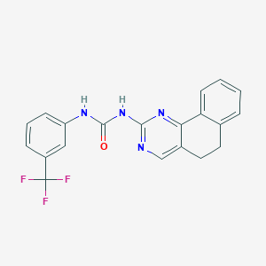 N-(5,6-dihydrobenzo[h]quinazolin-2-yl)-N'-[3-(trifluoromethyl)phenyl]urea
