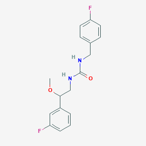 1-(4-Fluorobenzyl)-3-(2-(3-fluorophenyl)-2-methoxyethyl)urea