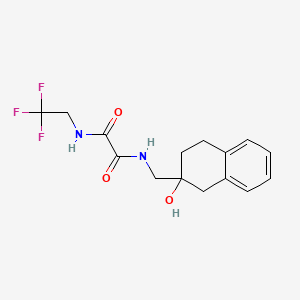 N1-((2-hydroxy-1,2,3,4-tetrahydronaphthalen-2-yl)methyl)-N2-(2,2,2-trifluoroethyl)oxalamide