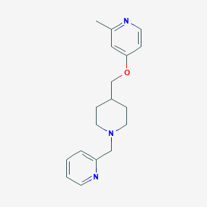 2-Methyl-4-[[1-(pyridin-2-ylmethyl)piperidin-4-yl]methoxy]pyridine